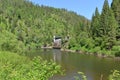 The Maguri-Racatau dam on the Somesul Rece river, Romania.. Royalty Free Stock Photo